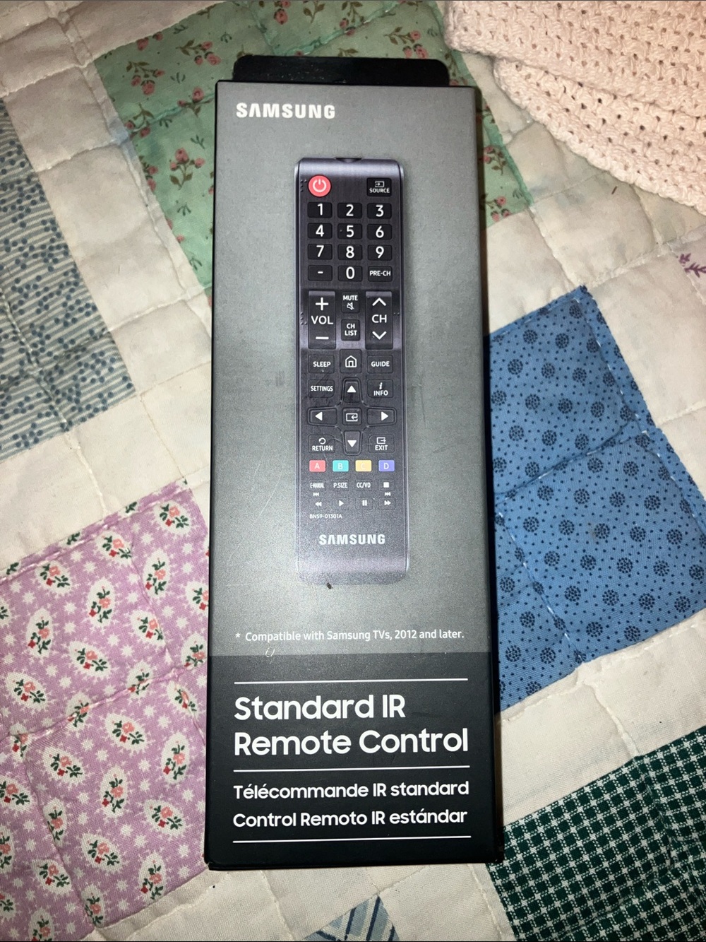 Samsung standard IR remote control